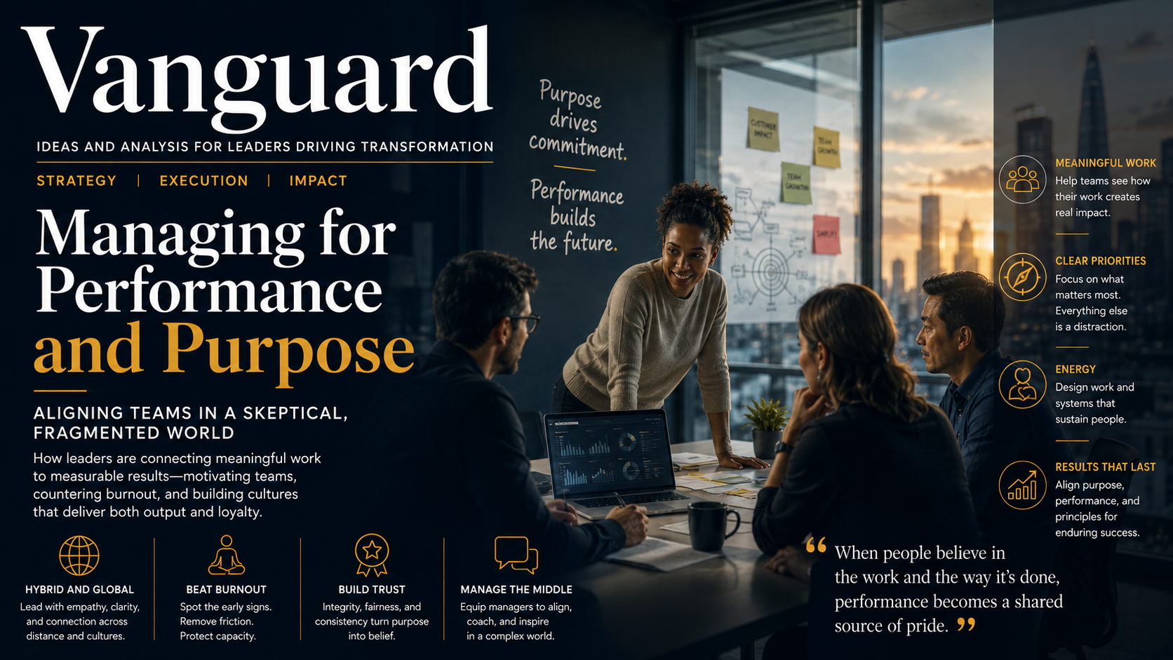 Managing for Performance and Purpose: Aligning Teams in a Skeptical, Fragmented World