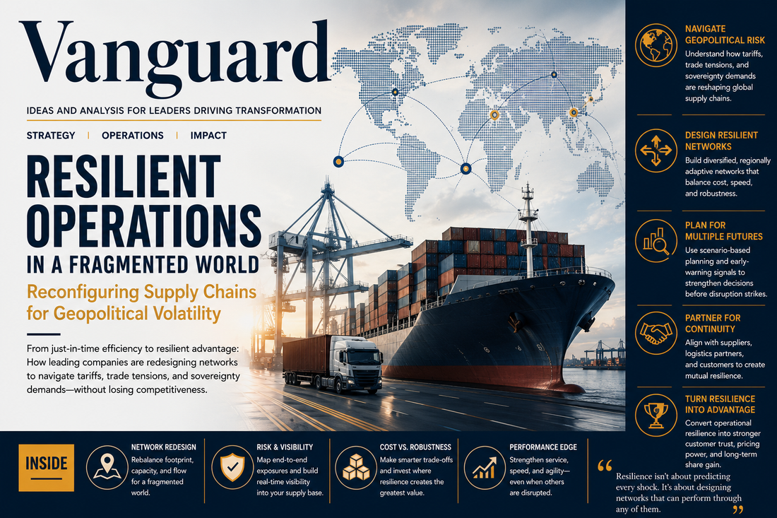 Resilient Operations in a Fragmented World: Reconfiguring Supply Chains for Geopolitical Volatility