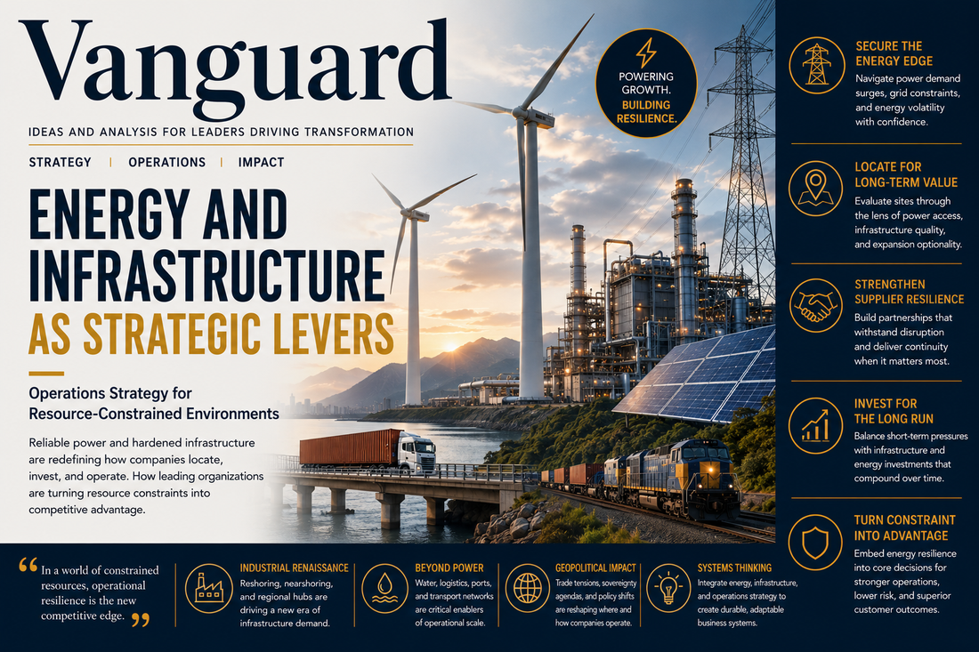 Energy and Infrastructure as Strategic Levers: Operations Strategy for Resource-Constrained Environments