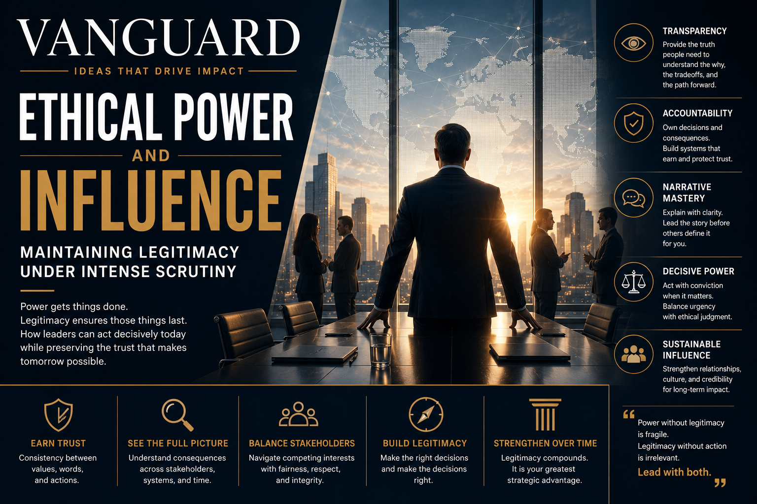 Ethical Power and Influence: Maintaining Legitimacy Under Intense Scrutiny