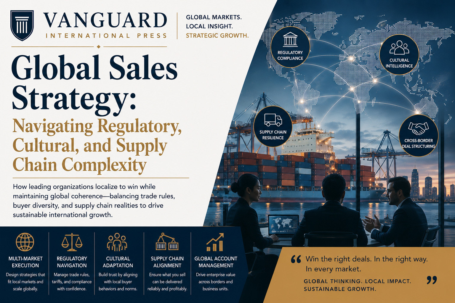 Global Sales Strategy: Navigating Regulatory, Cultural, and Supply Chain Complexity