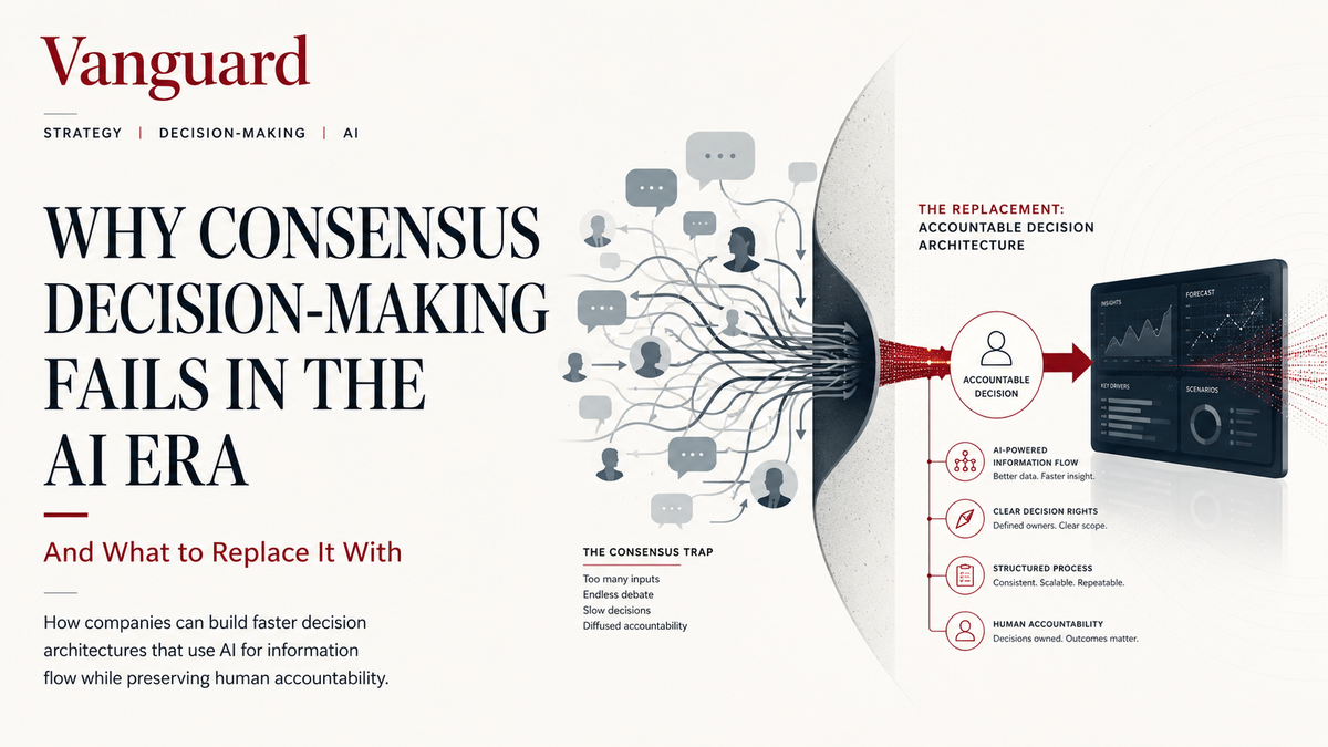 Why Consensus Decision-Making Fails in the AI Era—and What to Replace It With